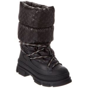 Jimmy Choo Yeda Puffy Nylon & Leather Boot, Black